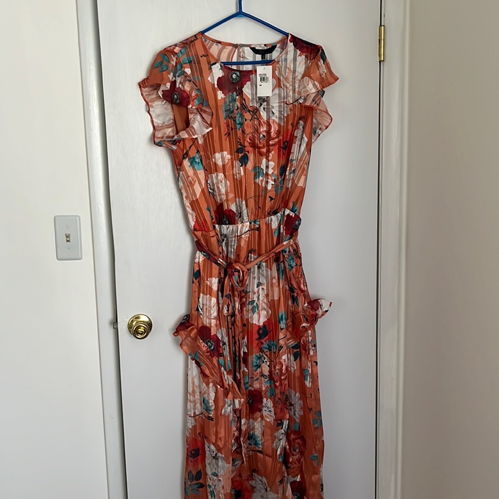Issa Floral Ruffled Dress
